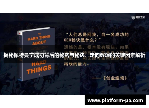 揭秘佩特曼宁成功背后的秘密与秘诀，走向辉煌的关键因素解析